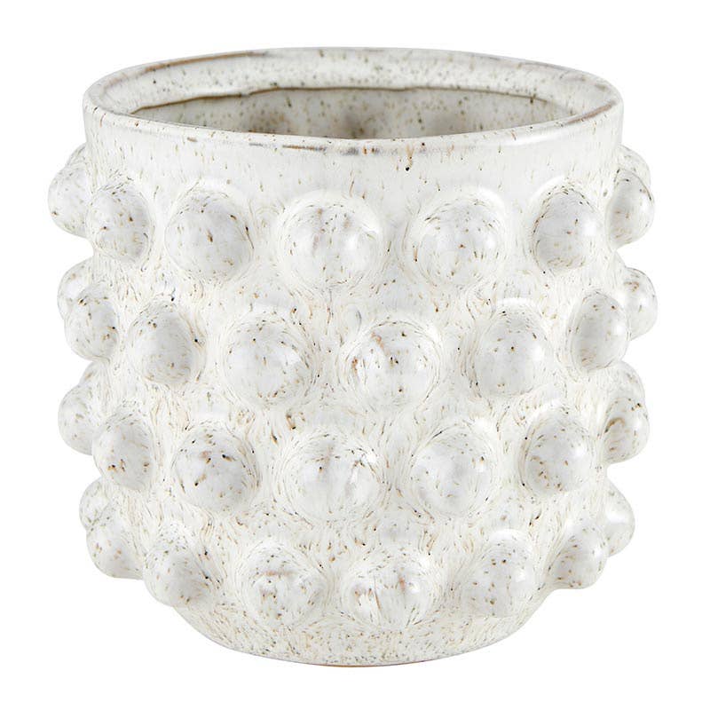 White Dot Planter
