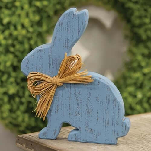 Blue Rabbit Shelf Sitter, $14, Rose City Home Decor