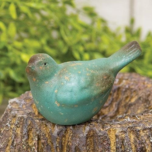 Blue Resin Bird, $6, Rose City Home Decor