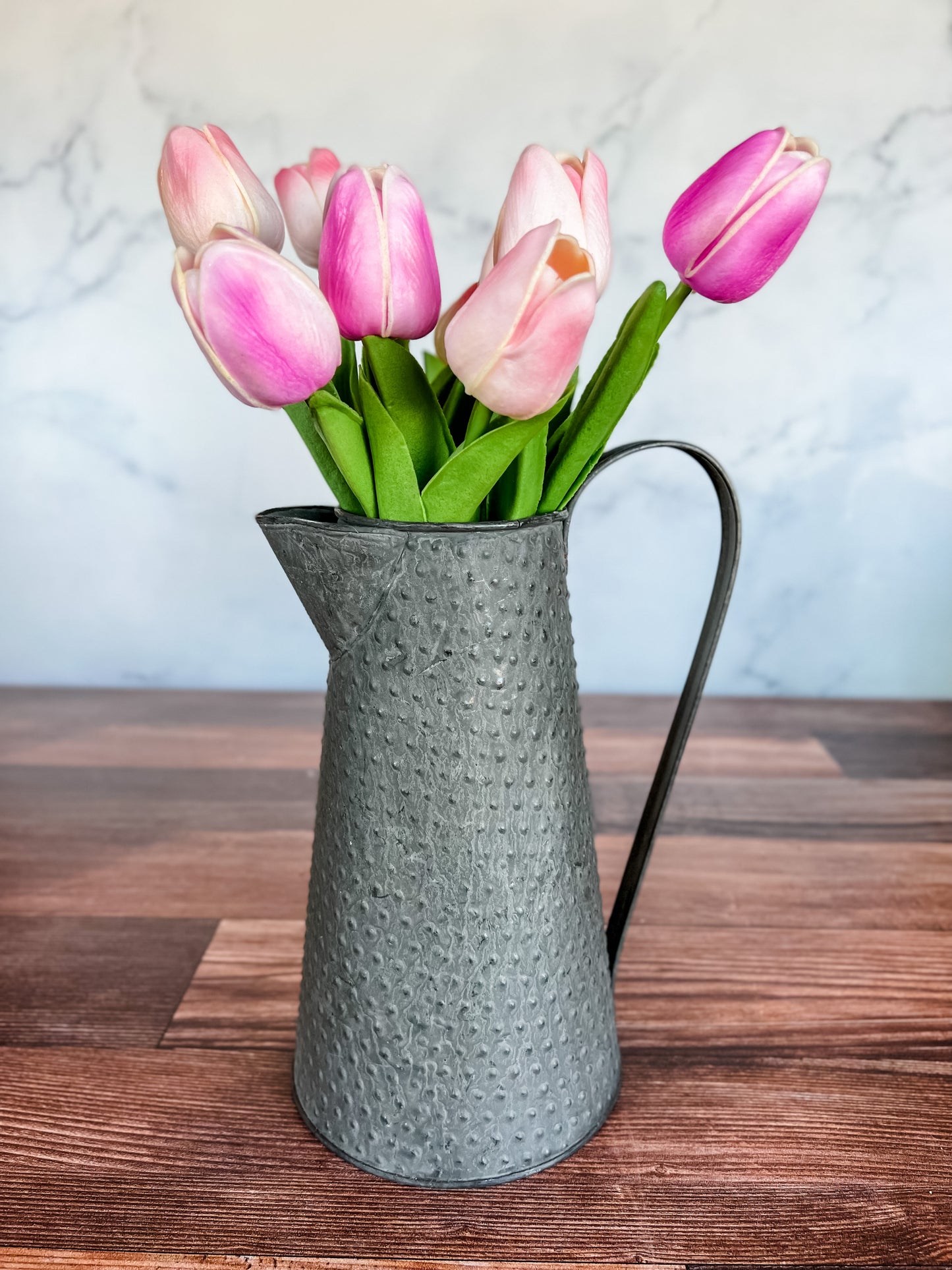 Dot Galvanized Pitcher