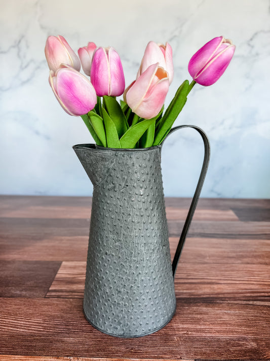 Dot Galvanized Pitcher