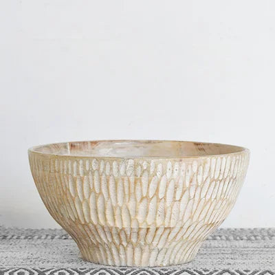 Hand Carved Wood Bowl
