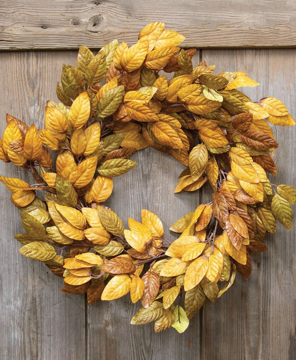 Golden Hues Wreath