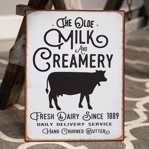 Olde Milk & Creamery Sign