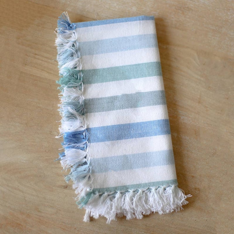 Fringed Cotton Napkin Set