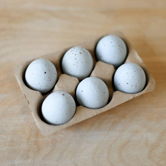 Faux Speckled Easter Eggs in Carton