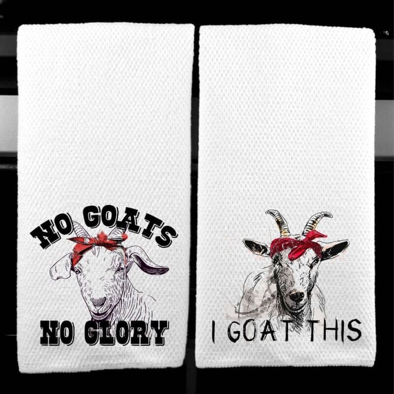 Microfiber Goat Kitchen Towel