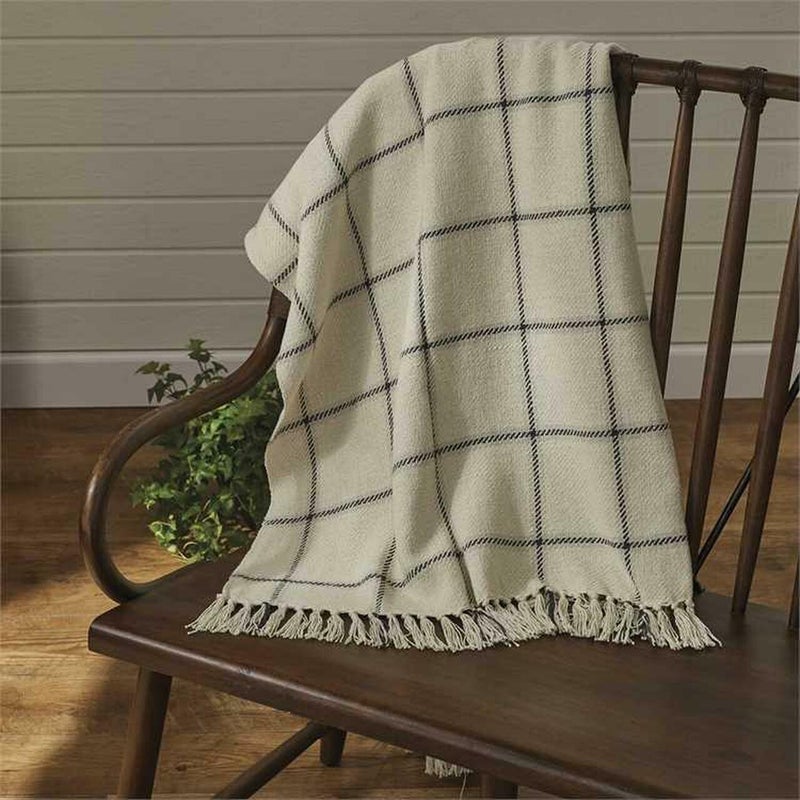 Mercantile Windowpane Throw Blanket