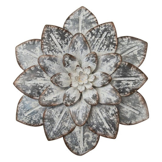 Galvanized Metal Wall Flower