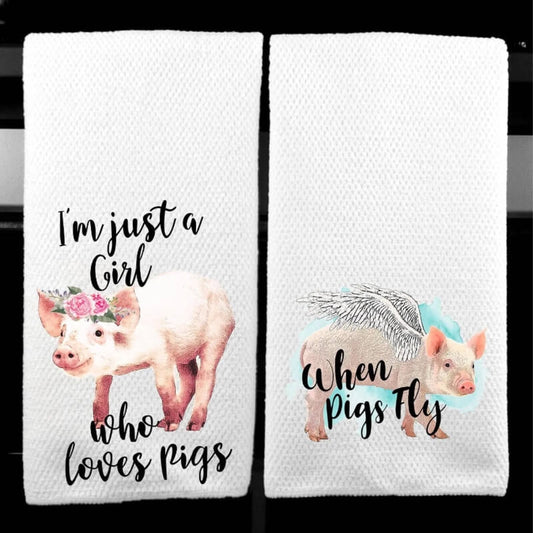 Microfiber Pig Kitchen Towel