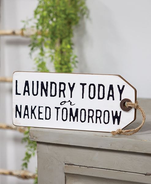 Laundry Wood Tags (Assorted)