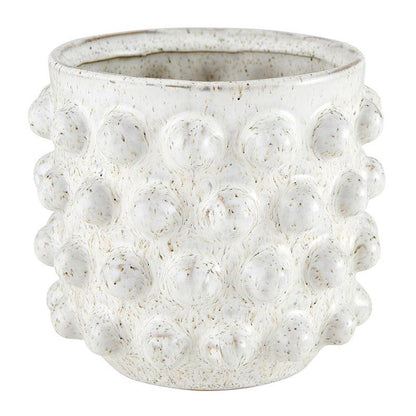 White Dot Planter