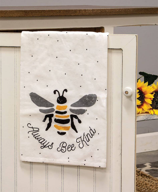 Always Bee Kind Dish Towel Rose City Home Decor