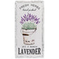 Hand Picked Lavender Metal Sign