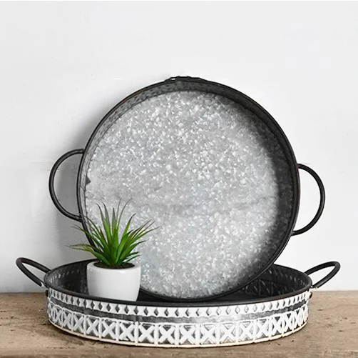 Metal Boho Tray