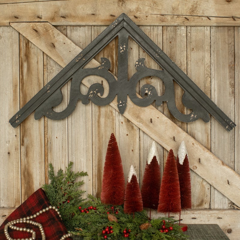 Black Gable Bracket Decor Rose City Decor 