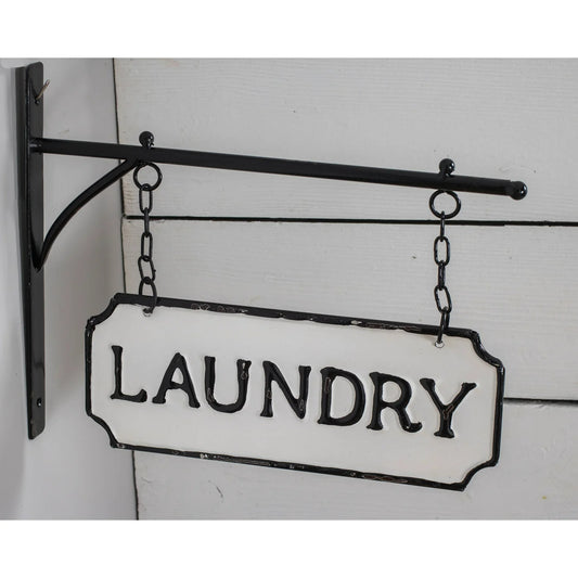 Hanging Laundry Sign