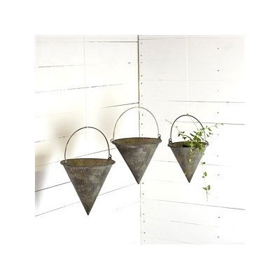 Metal Cone Shaped Buckets