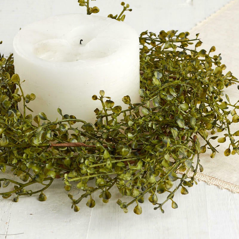 Peppergrass Candle Ring (Assorted Sizes)