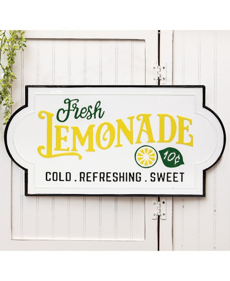 Fresh Lemonade Enamel Sign