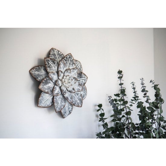 Galvanized Metal Wall Flower